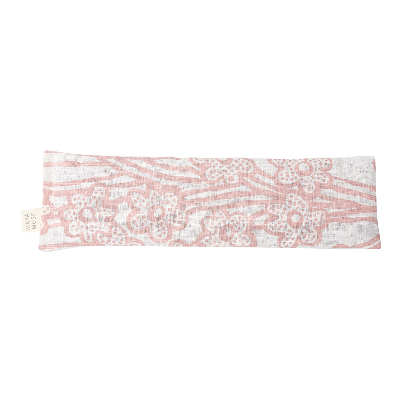 Eye Pillow Wildflower Pink/White – Maya Muse Textiles
